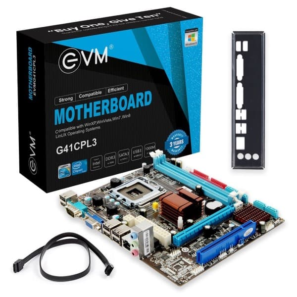 EVMG41CPL3 EVM Intel G41 DDR3 Motherboard - 2