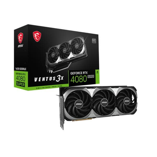 MSI GeForce RTX 4080 SUPER 16G VENTUS 3X OC Graphics Card - 1
