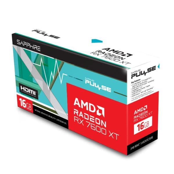 Sapphire Pulse AMD Radeon RX 7600 XT 16GB - 7
