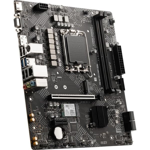 MSI Pro H610M-G Wifi DDR4 Intel LGA 1700 mATX Motherboard Supports Intel 12th , 13th & 14th Gen Processors - 2