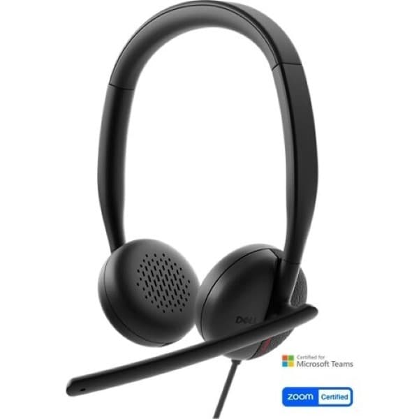 Dell WH3024 Wired Headset Black - 1