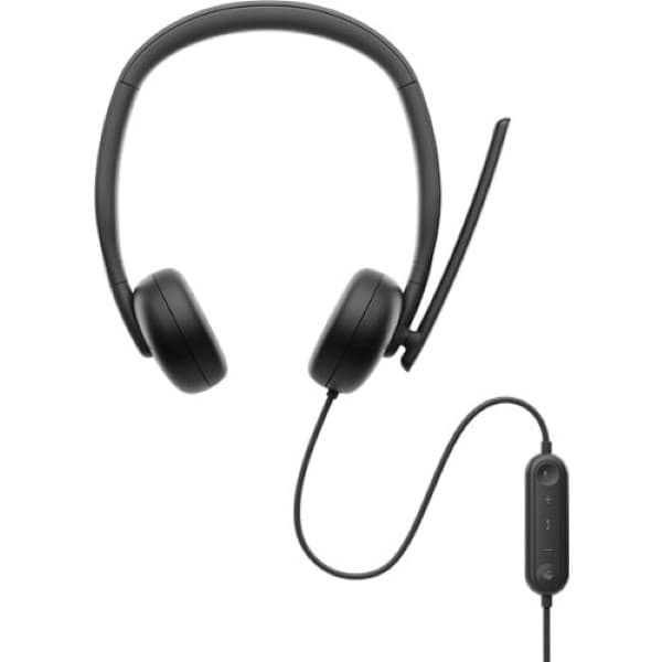 Dell WH3024 Wired Headset Black - 3