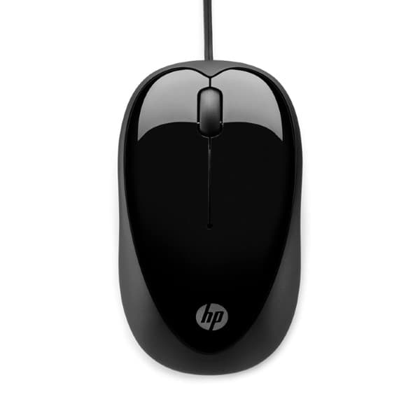 HP X1000 Wired USB Mouse Black - 1