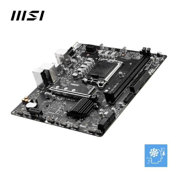 MSI Pro H610M-E mATX Intel LGA 1700 Motherboard Supports Intel 12th , 13th & 14th Gen Processors - 4