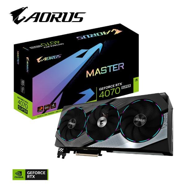 Gigabyte AORUS GeForce RTX 4070 Super Master 12GB Nvidia Graphics Card - 7