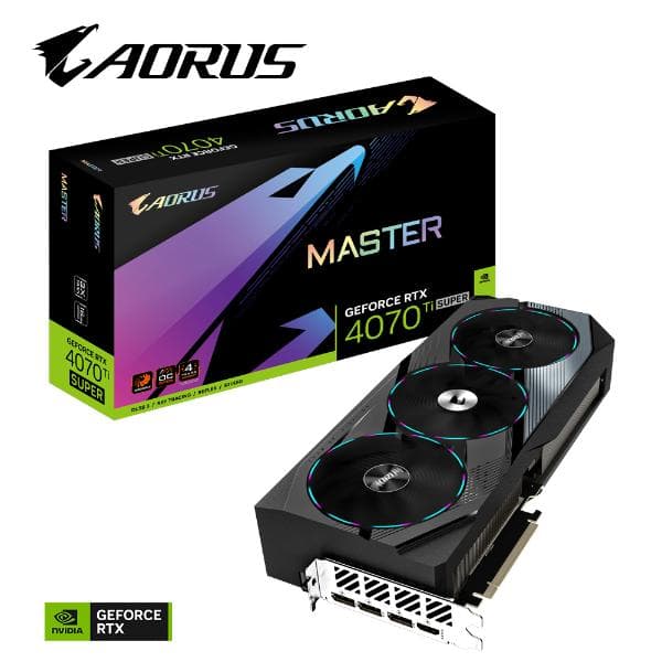 Gigabyte AORUS GeForce RTX 4070 TI Super Master 16GB - 8