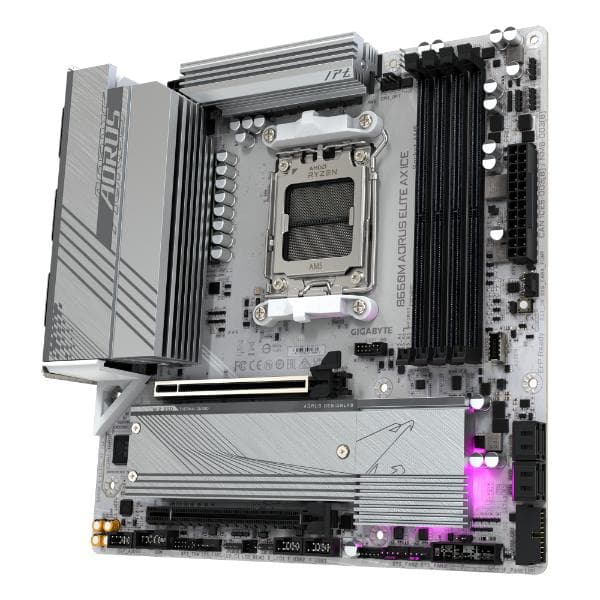 Gigabyte B650M Aorus Elite AX ICE mATX Motherboard - 5