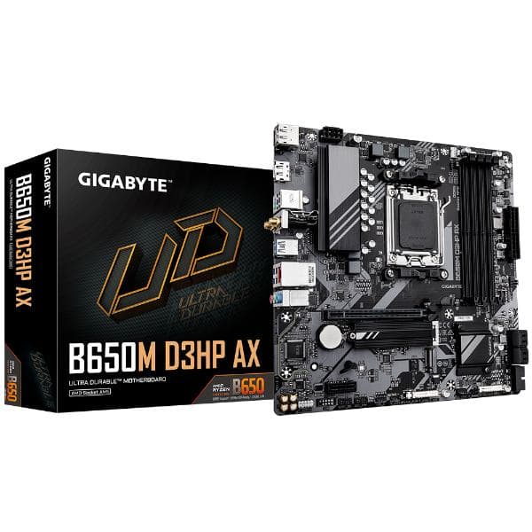 Gigabyte B650M D3HP AX mATX Motherboard - 1