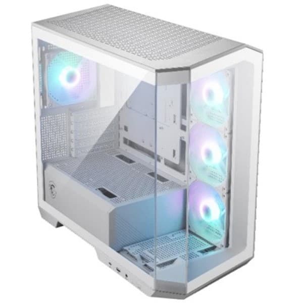 MSI MAG PANO M100R PZ White mATX Cabinet - 3