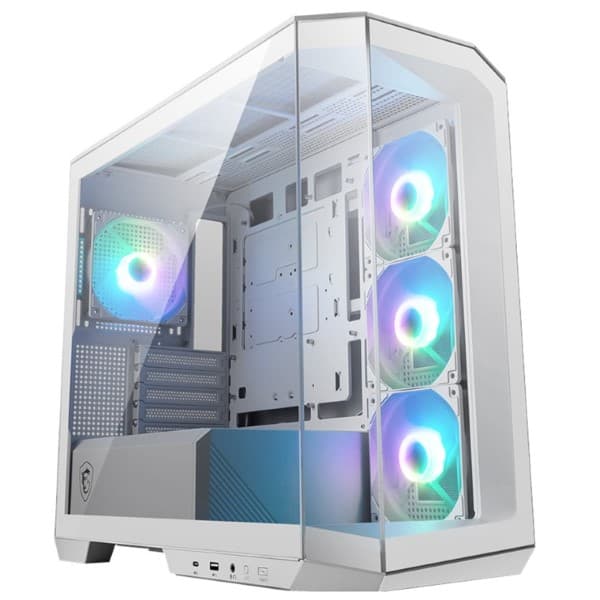 MSI MAG PANO M100R PZ White mATX Cabinet - 1