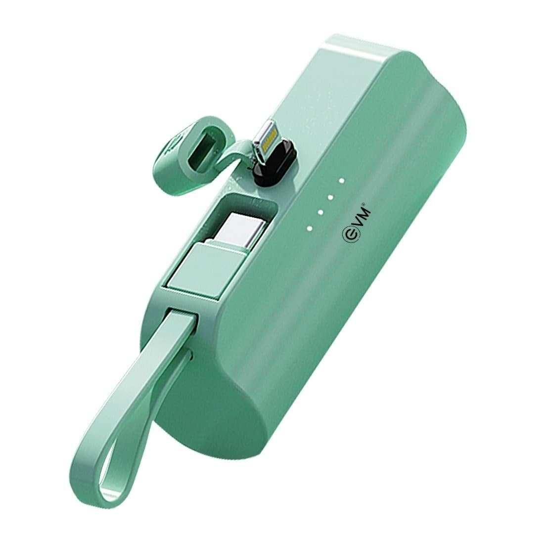 EVM ENLITE L 5000MAH Power Bank, Green - 1