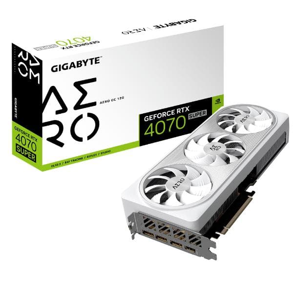Gigabyte GeForce RTX 4070 SUPER AERO OC 12G Graphics Card - 1