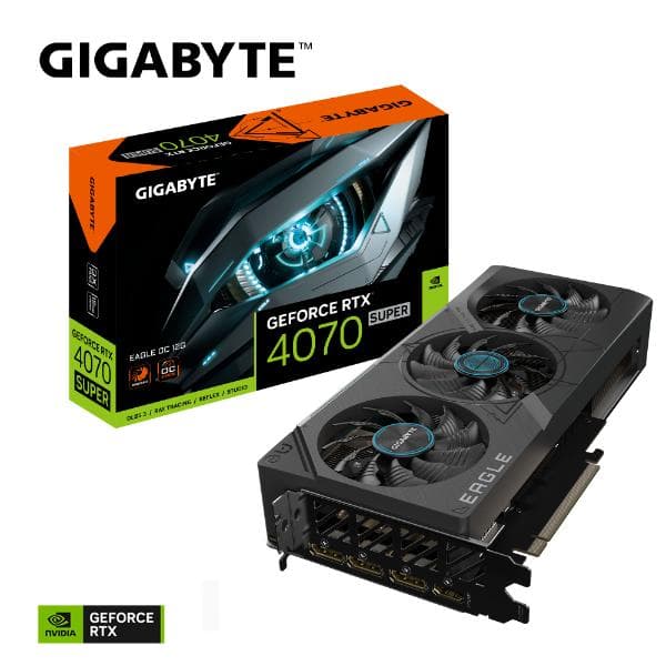 Gigabyte GeForce RTX 4070 SUPER EAGLE OC 12G Graphics Card - 7