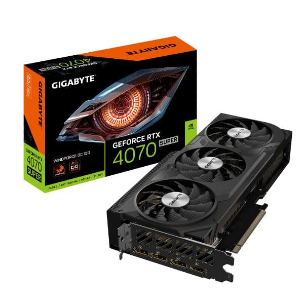 Gigabyte GeForce RTX 4070 SUPER WINDFORCE OC 12G Graphics Card - 1
