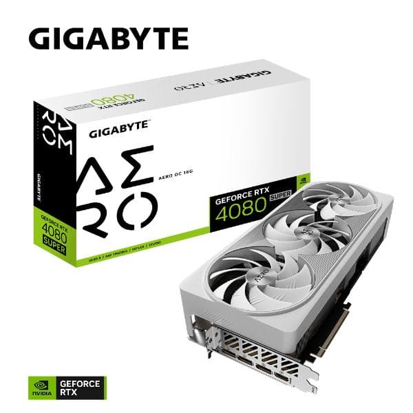 Gigabyte GeForce RTX 4080 SUPER AERO OC 16G Graphics Card - 8