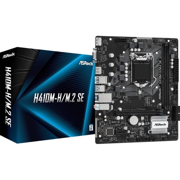 Asrock H410M-H/M.2 SE mATX Intel Motherboard - 1