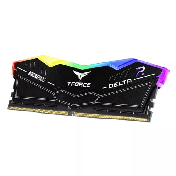 TeamGroup T-Force Delta RGB 16GB (1 X 16GB) DDR5 5600MHz CL36 Desktop Gaming RAM (Black) - 3