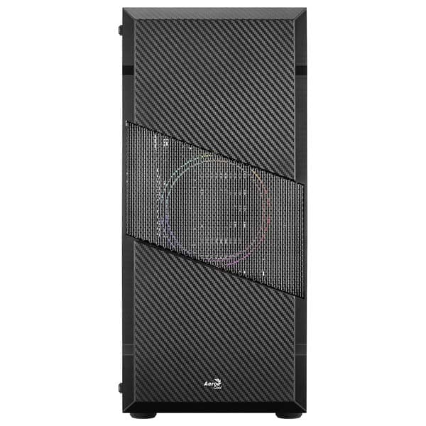 Aerocool Menace Saturn RGB Tower Case, Tempered Glass (Black) - 3