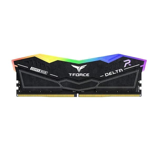 TeamGroup T-Force Delta RGB 16GB (16GBx1) DDR5 5200MHz CL40 Desktop RAM (Black) - 4