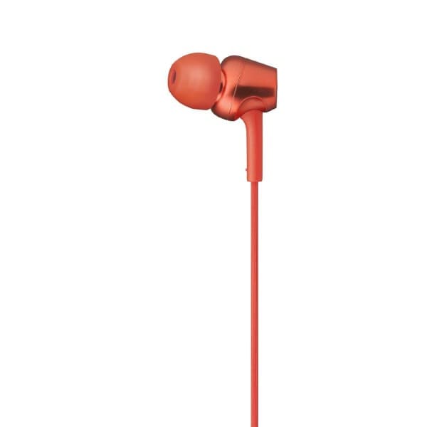 Sony MDR-EX255AP Wired in Ear Headphone with Mic (Red) - 3
