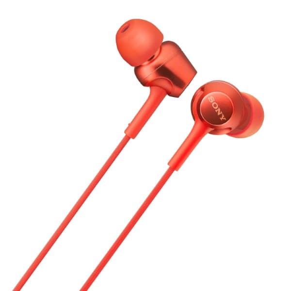Sony MDR-EX255AP Wired in Ear Headphone with Mic (Red) - 2