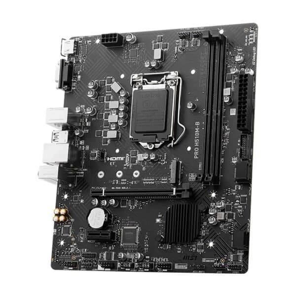 MSI PRO H510M-B mATX Intel LGA 1200 Motherboard - 3