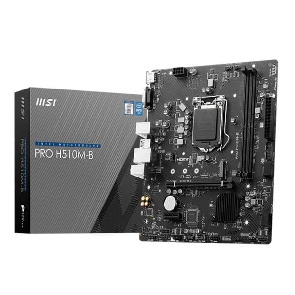 MSI PRO H510M-B mATX Intel LGA 1200 Motherboard - 1