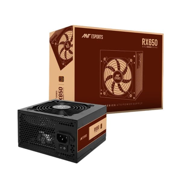 Ant Esports RX650 80 Plus Bronze Gaming PSU - 1