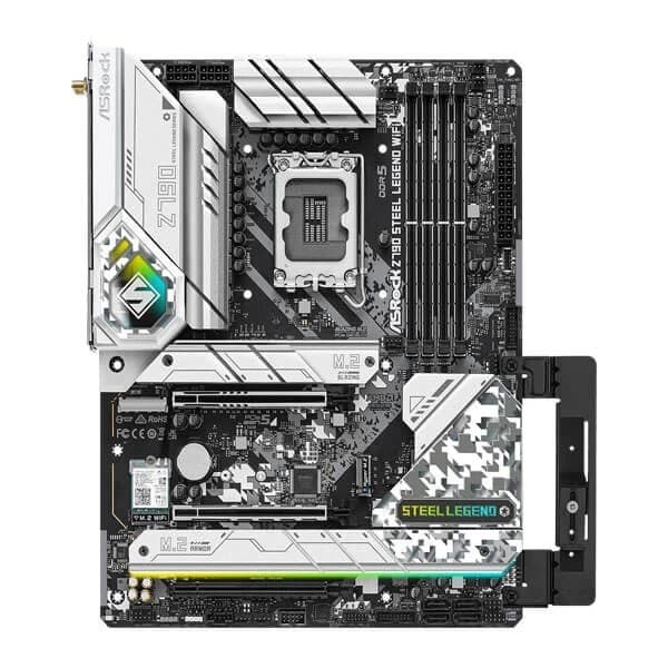 ASRock Z790 Steel Legend WIFI DDR5 Motherboard Supports Intel LGA 1700 Intel 12th , 13th & 14th Gen Processors - 5