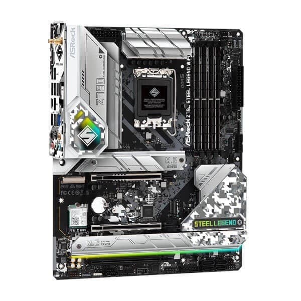 ASRock Z790 Steel Legend WIFI DDR5 Motherboard Supports Intel LGA 1700 Intel 12th , 13th & 14th Gen Processors - 4