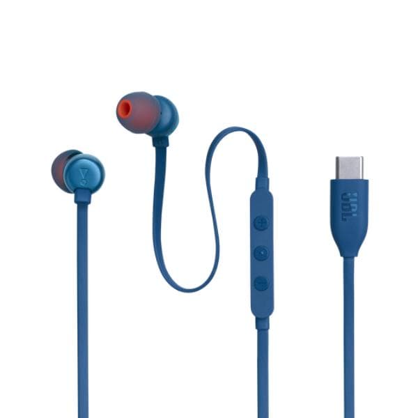JBL Tune 310C USB Type C Earphones - Blue - 3