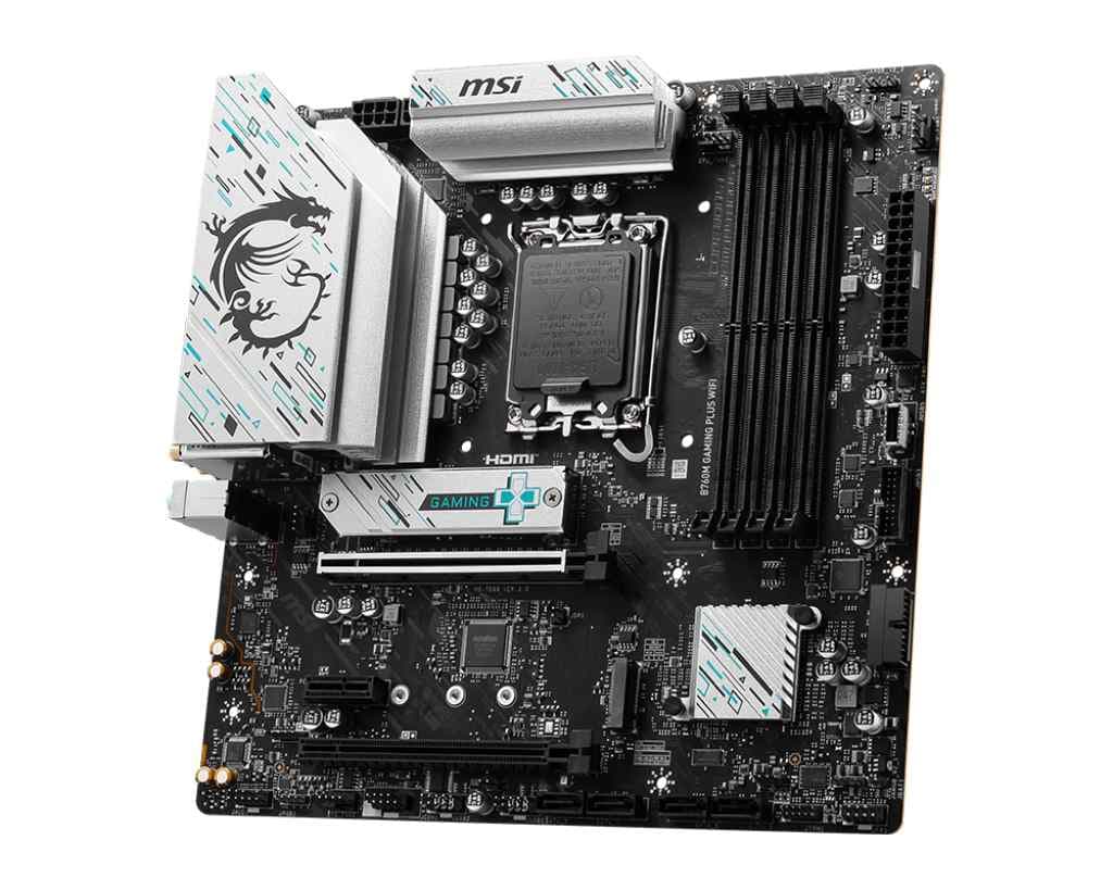 MSI B760M Gaming Plus WIFI DDR5 Motherboard Supports Intel 12th , 13th & 14th Gen Processors - 3