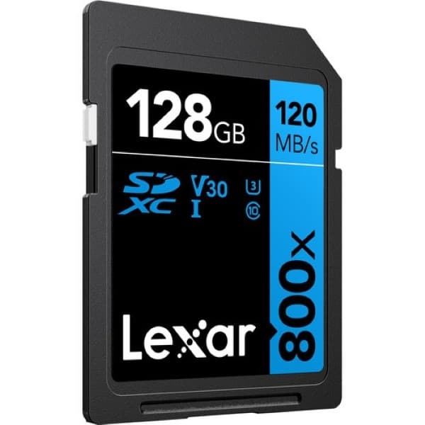 Lexar 128GB High-Performance 800x SDXC Memory Card - 2
