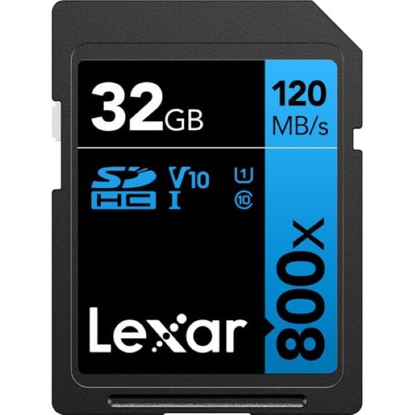 Lexar Professional 800X SDHC Uhs-I U3 V30, 32Gb Memory Card - 1