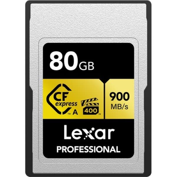 Lexar 80GB Professional CFexpress Type A Card GOLD Series - 1