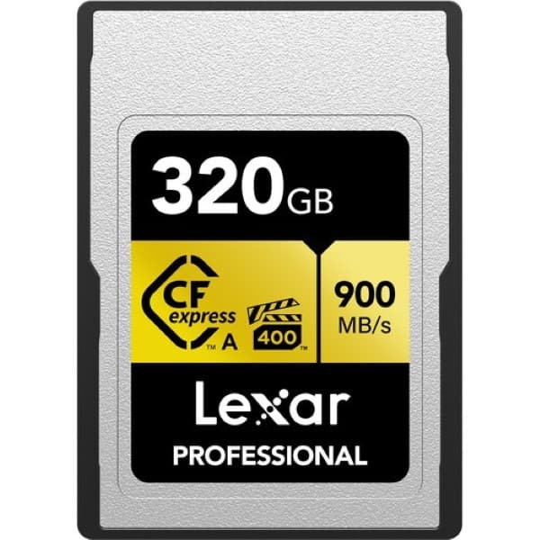 Lexar 320GB Professional CFexpress Type A Card GOLD Series - 1