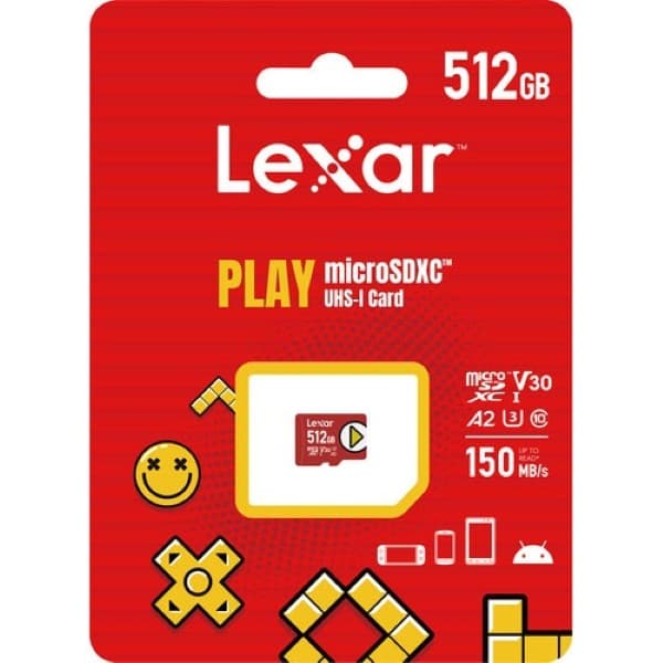 Lexar 512GB PLAY microSDXC UHS-I Memory Card - 3
