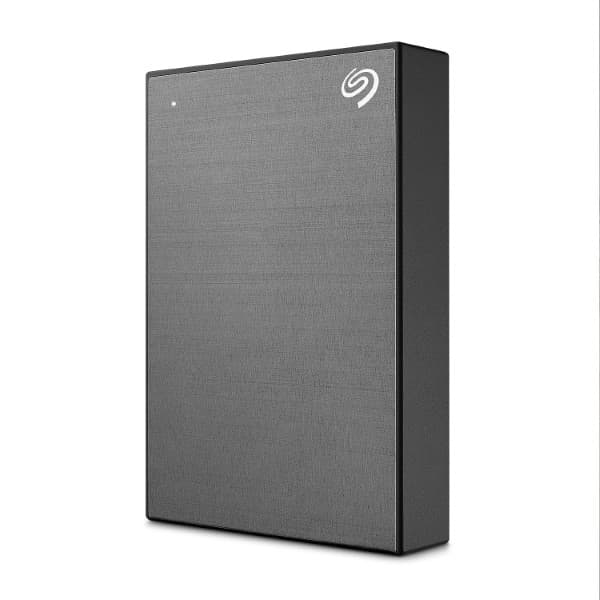 Seagate One Touch 5TB External Hard Drive with Password Protection (Space Gray)