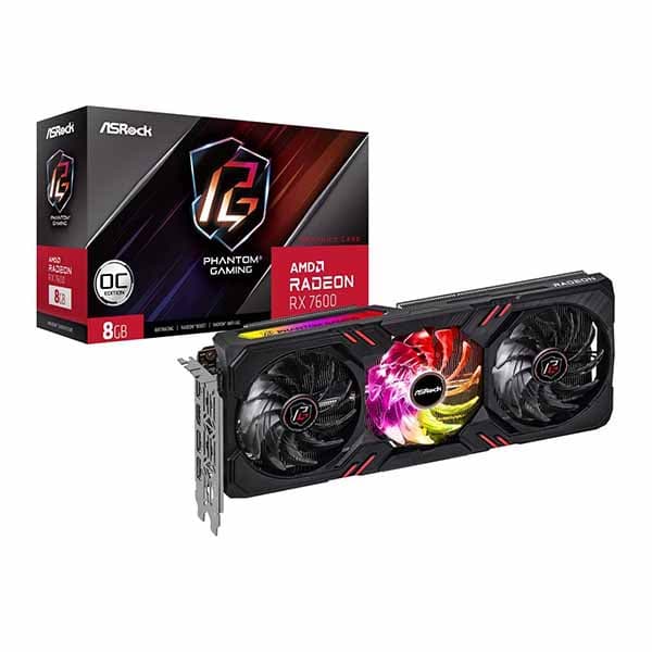 ASRock Phantom Gaming Radeon RX 7600 8GB GDDR6 - 1