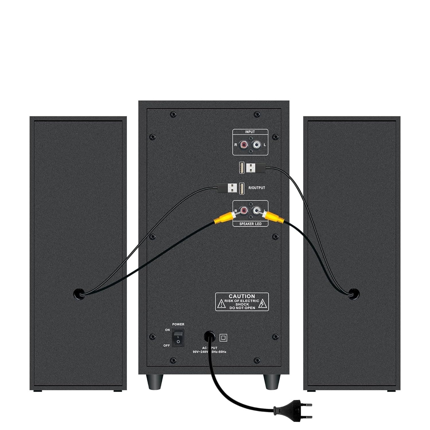 Ant Esports GS80 2.1 RGB Gaming Speakers - 2