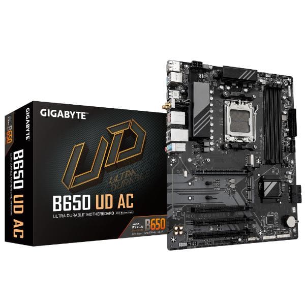 Gigabyte B650 UD AC (rev. 1.0) AM5 ATX Wifi AMD Motherboard - 1