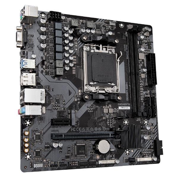 Gigabyte B650M S2H (rev. 1.0) mATX AM5 Motherboard - 3
