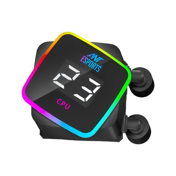 Ant Esports ICE-Flow 360 ARGB CPU Liquid Cooler - Black - 3