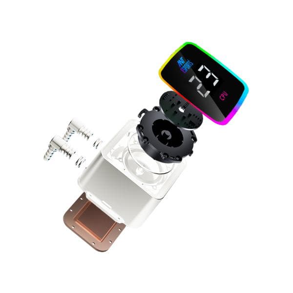 Ant Esports ICE-Glow 240 ARGB CPU Liquid Cooler - White - 3