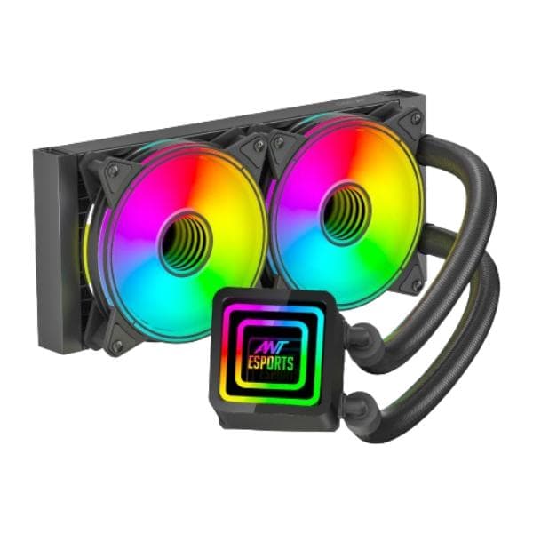 Ant Esports ICE-Infinite 240 ARGB CPU Liquid Cooler – Black - 1