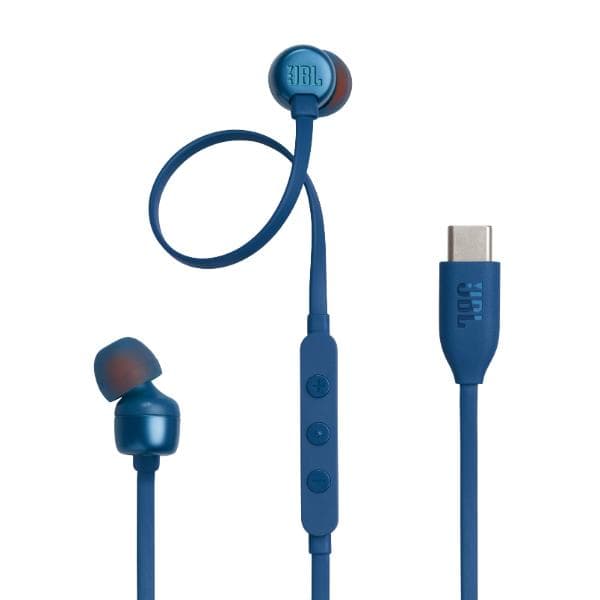 JBL Tune 310C USB Type C Earphones - Blue - 1