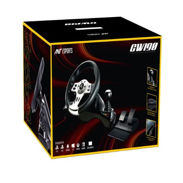 Ant Esports GW190 Racing Wheel and Pedal Set - 2