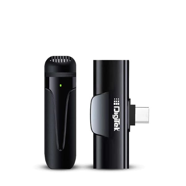 Digitek (DWM 001) Wireless Microphone & Receiver with Type C - 1