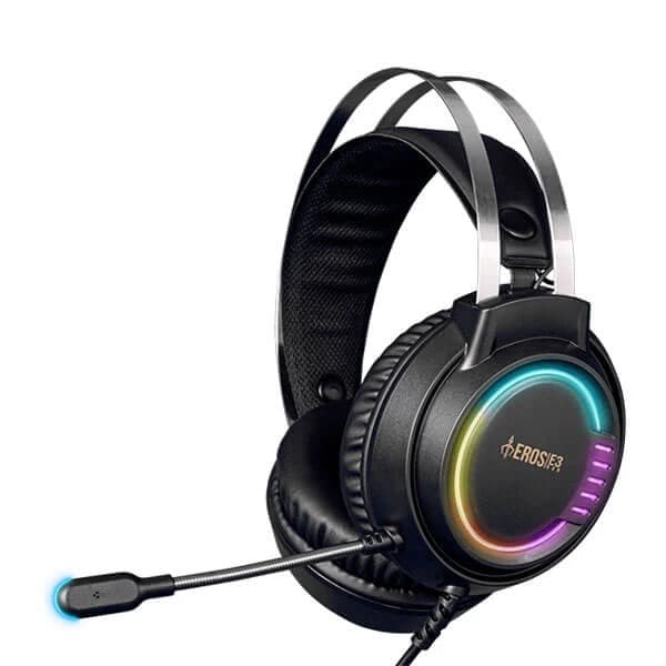 Gamdias Eros E3 RGB Gaming Headset (Black) - 1