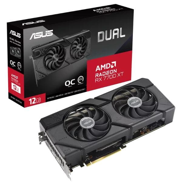 ASUS Dual RX 7700 XT OC 12G GDDR6X Graphic Card - 1
